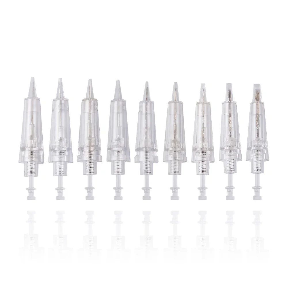 50-ступенчатый картридж Naald Micro Nano Vervanging Naalden Tattoo Tips для permanente make Weecht