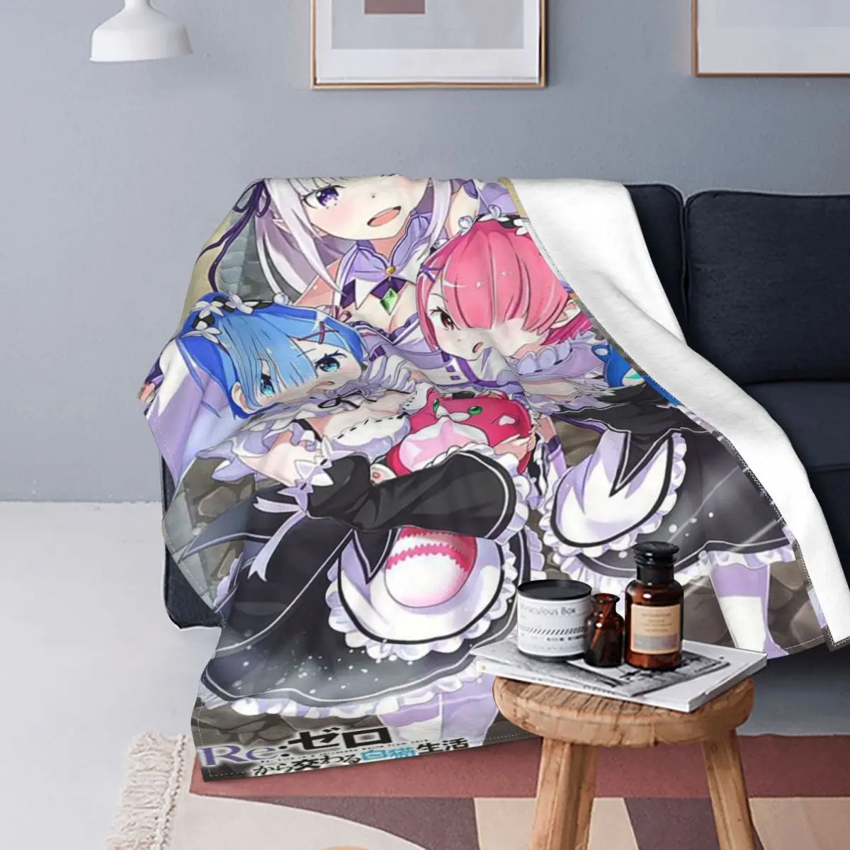 Одеяло Rem из кораллового флиса плюшевое мультяшное 3D одеяло в подарок