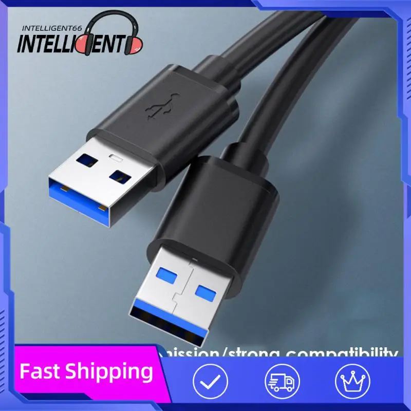 

Consumer Electronics Usb Date Extension Cable Portable Data Transmission Usb Male To Male Tinned Copper Stable Extender Cord Usb