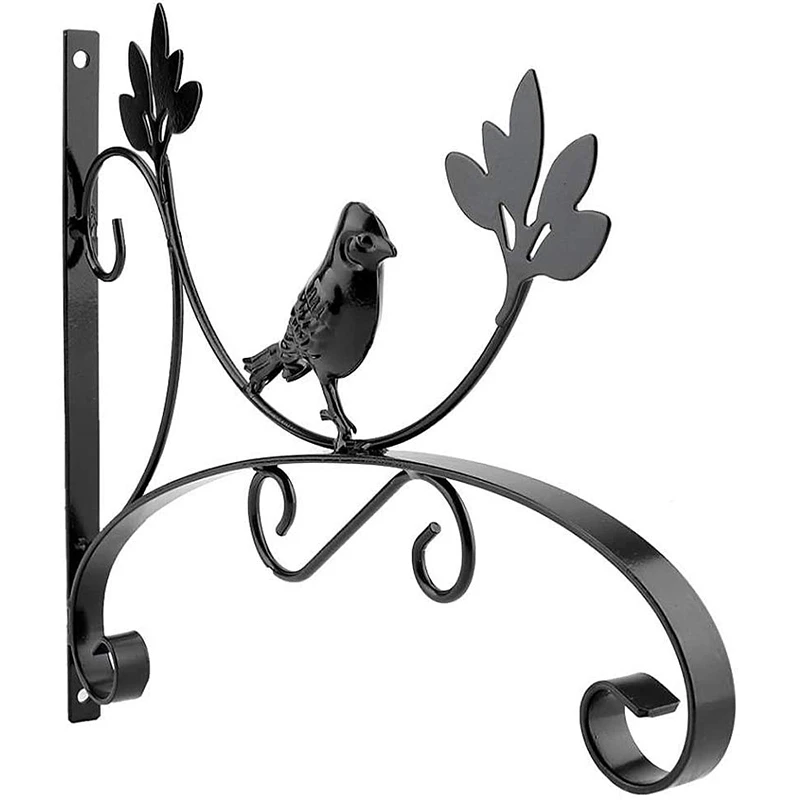 

Hanging Basket Brackets Wall Hanging Metal Plant Hook Bird Feeder Wind Chime Lantern Patio Lawn Outdoor Garden Decor