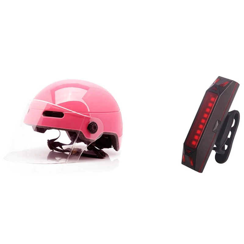 

Cycling Helmet with Tail Light LED Road Electric Bike Helmet for Men/Women City Urban Bicycle Helmet with Light