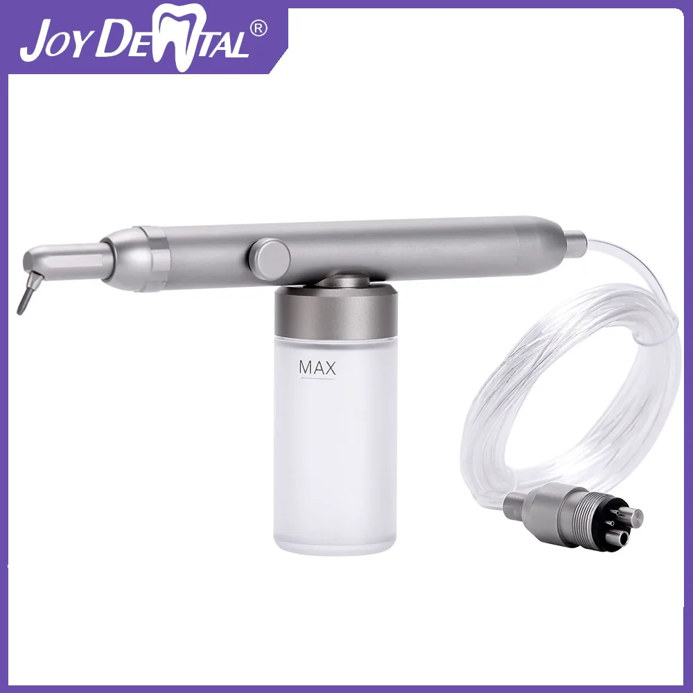 Купи JOY DENTAL Dental Air Polisher Пескоструйный пистолет Micro Blaster Microetcher Sandblaster стоматологический инструмент 2/4 отверстий за 114,458 рублей в магазине AliExpress