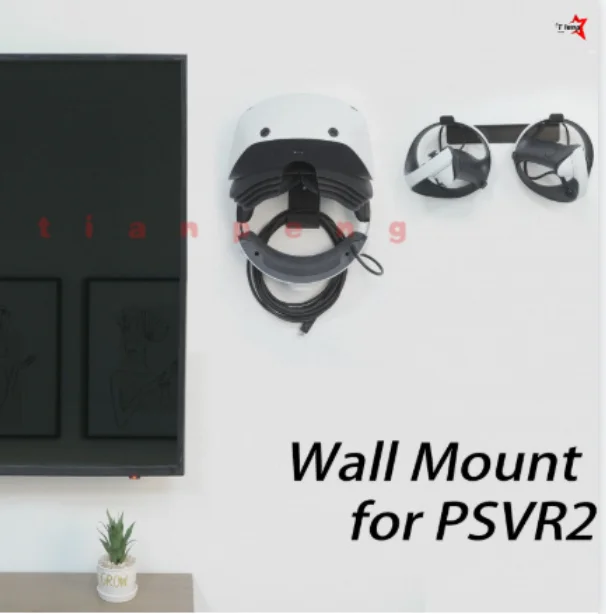 Фото Кронштейн WYORESY для VR-гарнитур Monzlteck PSVR1/PSVR2, настенное крепление, регулируемый по углу наклона, аксессуар для домашних игр №1