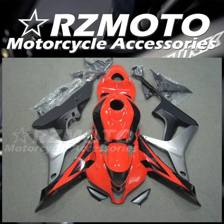 

Injection Mold New ABS Whole Fairings Kit Fit for HONDA CBR600RR F5 2007 2008 07 08 Bodywork Set Black Red Silver