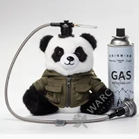 Тактическая модель панды, кемпинговый газовый баллон, защитный чехол, рукав для топливного баллона, уличный бензобак, канистра, сумка для хранения, чехол