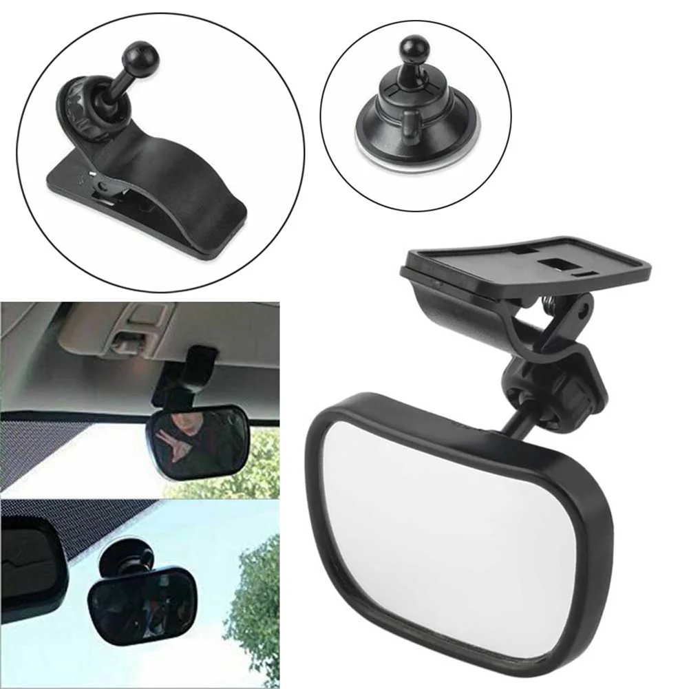 

Universal Rear View Interior Car Rearview Back For Seat Mirror Suction Cup Baby Monitoring View Mirror With Holder Accessories