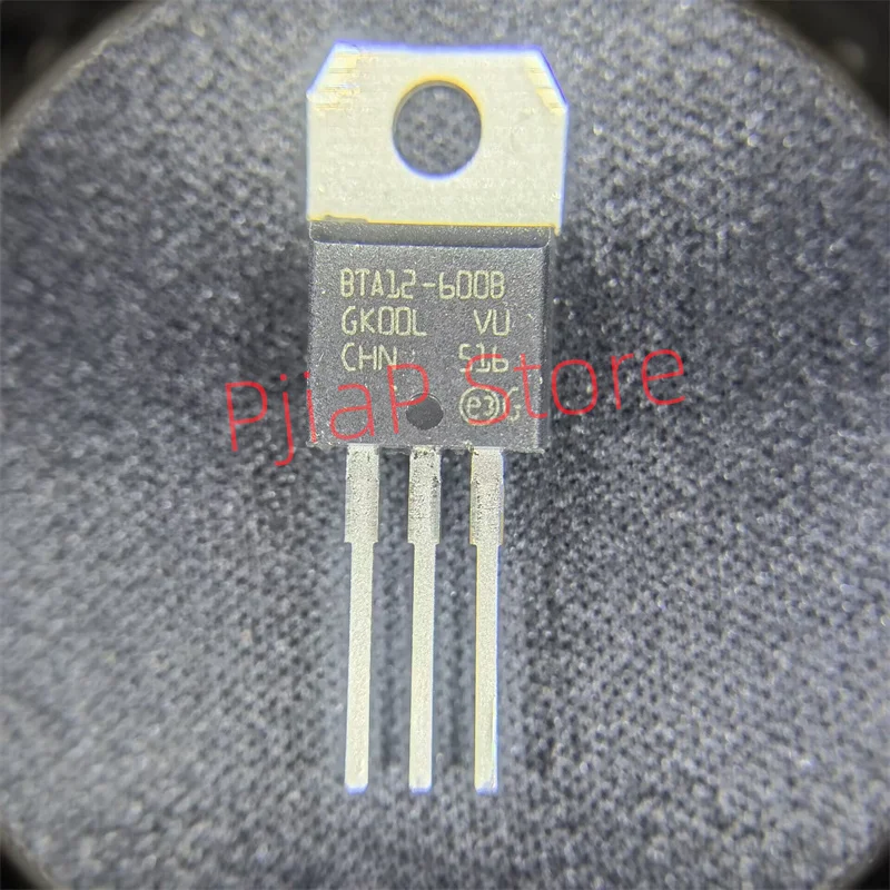 

5 шт., новинка 100%, оригинальная модель BTA12 BTA12-600B TO-220 Triac 12A 600V