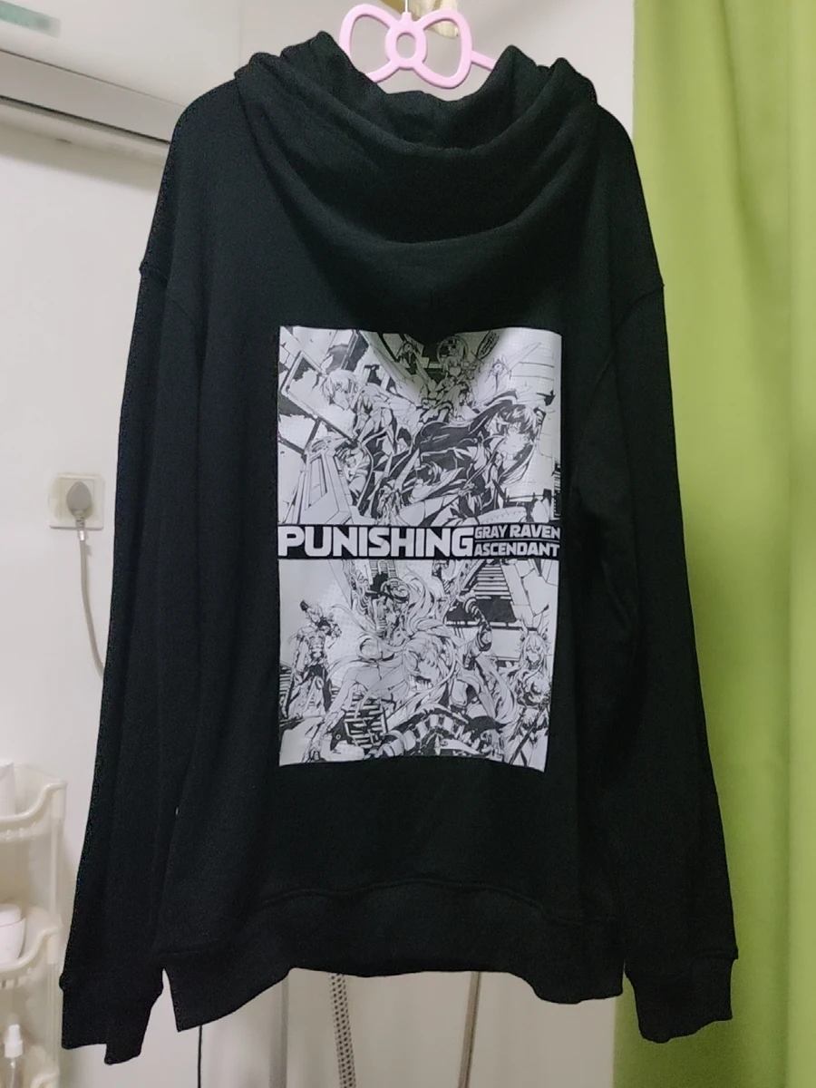 Оригинальная толстовка с рисунком Punishing Grey Raven Kurogame официальный костюм аниме для