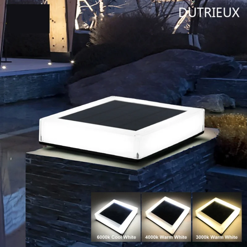 

IP65 outdoor solar lights 3 kinds of colors fence lights garden decoration gate bar wall patio