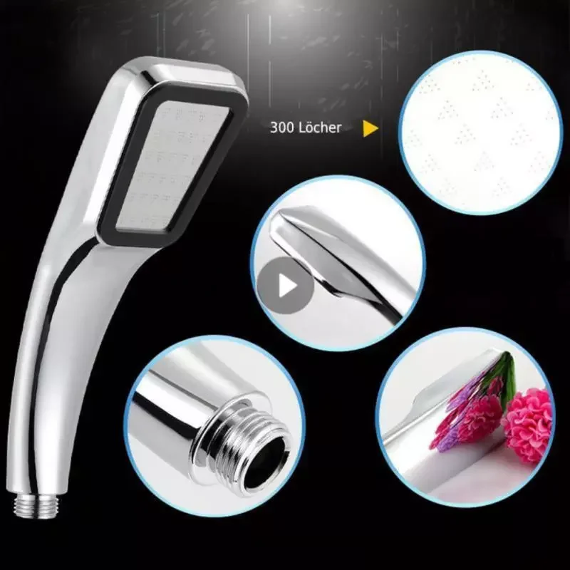 

High Quality Pressure Rainfall Shower Head 300 Holes Shower Head Water Saving Filter Spray Nozzle High Pressure Water Saving