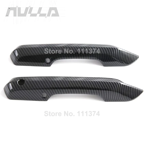 Накладки на дверные ручки из АБС-пластика под карбон для Ford Mustang S650 7-го поколения 2024-2026 годов