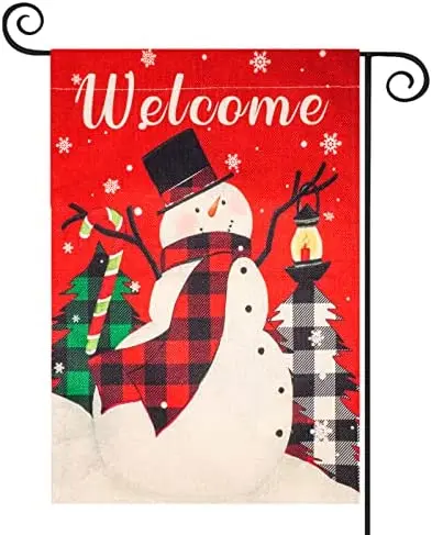 

Christmas Garden Flag Santa Claus Double Side Home Xmas Quote House Yard Flag with Red Truck for Winter Holiday House Lawn