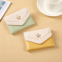 Hot Sale PU Leather Purses Charming Wallet Cute Little Girl Coin Purse Square Mini Wallet For Women