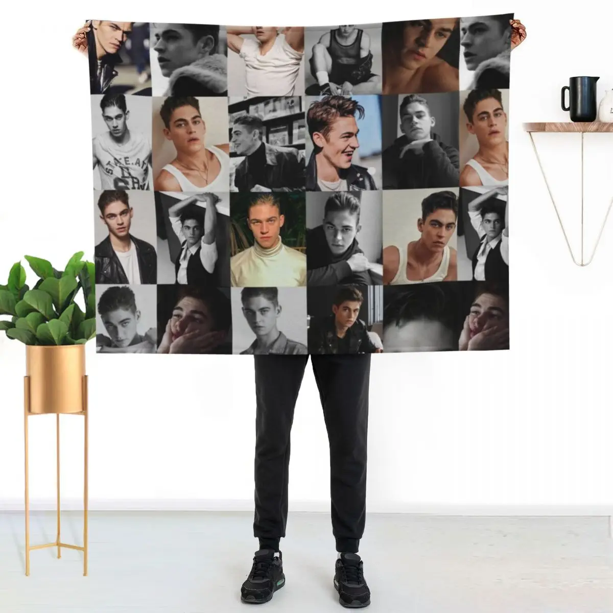 Фото Плед Hero Fiennes Tiffin, роскошное мягкое одеяло, праздничный подарок для семьи №2