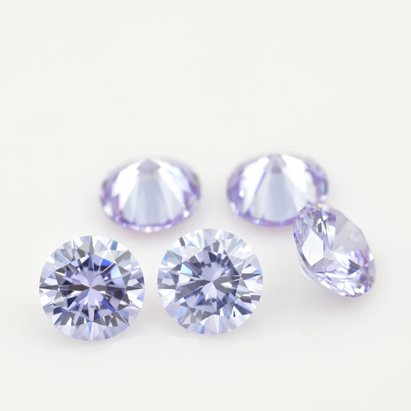 3-16 мм фотообои с круглым кубическим цирконием лаванда сделай сам для ювелирных