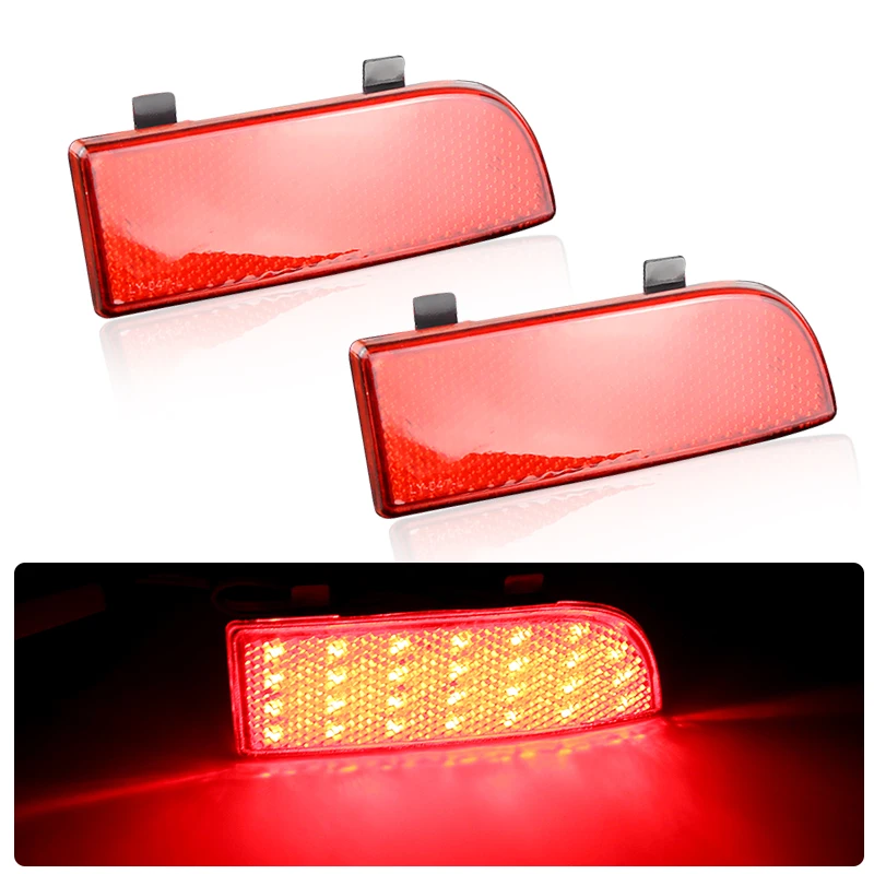 

2 шт. Canbus светодиодный отражатель заднего бампера светодиодный стоп-сигнал для Mercedes Benz W639 Vito Viano 2003 2004 2005-2014 автомобильные аксессуары