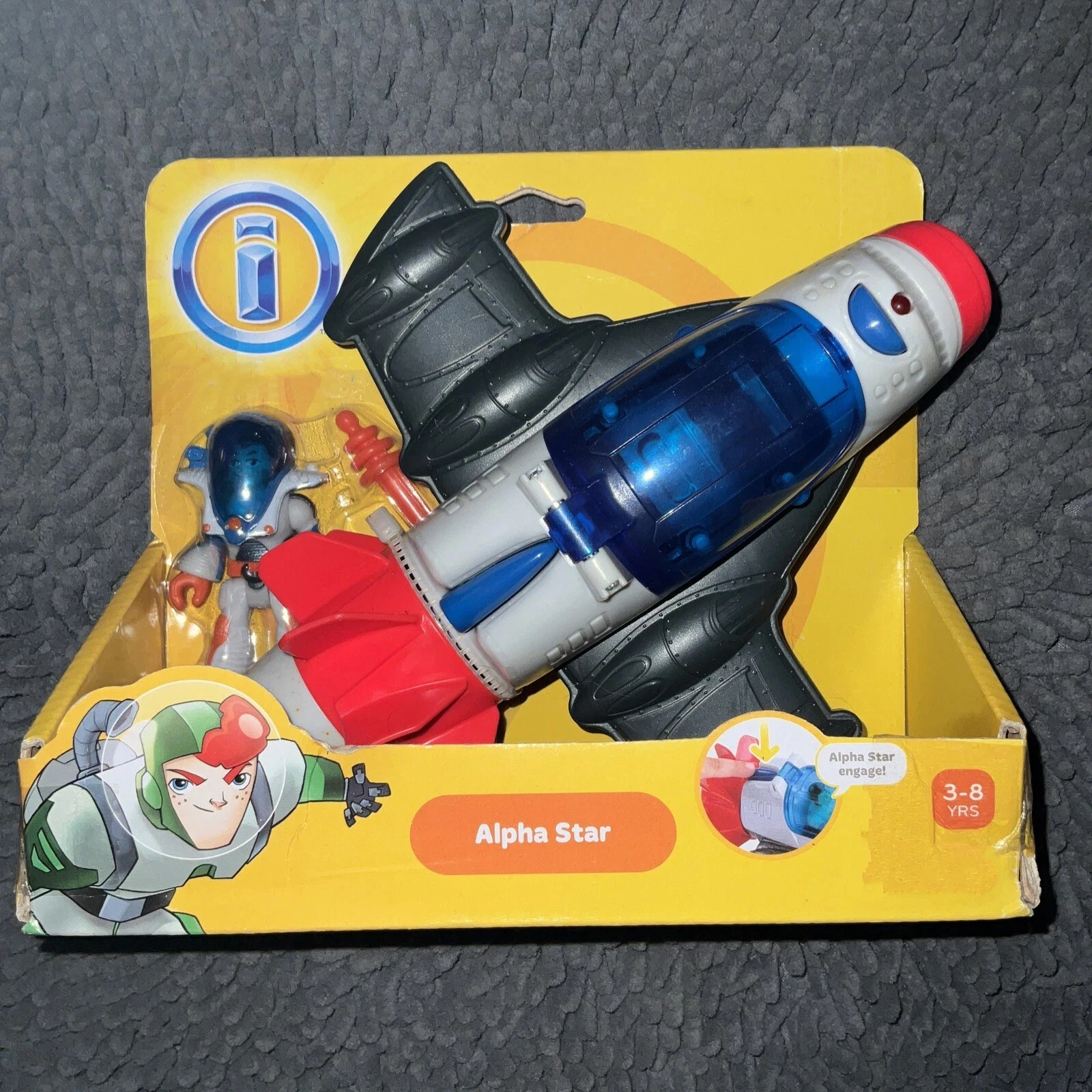 Фото Космический корабль Imaginext Space Alpha Star Ship 2013 со звуковыми эффектами, редкая коллекционная интерактивная модель с фигуркой, подарок для любителей коллекционирования №3