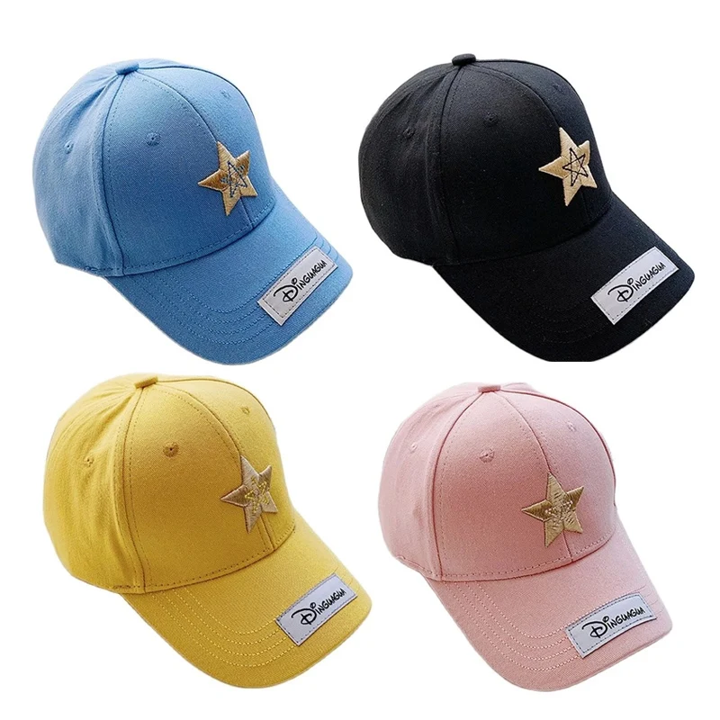 

Doitbest Summer Boy Girl Cap Baseball Five stars embroidery Child Sun Hats Kids Peaked Caps Snapback Hat gorras For 2 to 7 Years