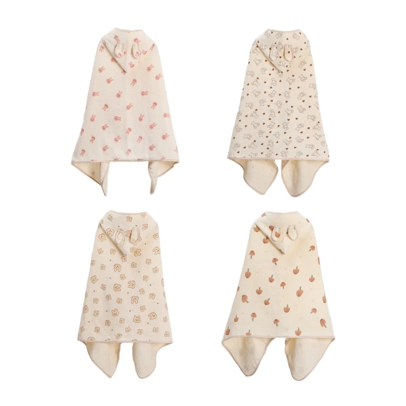 

Shower Towel for Infant Boys Girl Hooded Bath Towel Wrap Blanket Shower Blanket