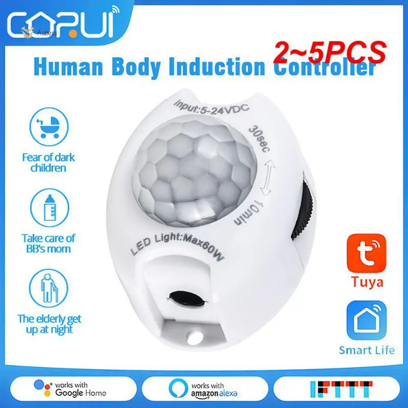 

2~5PCS Human Body Induction Controller Led Strip Light Module Tape Night Lights Pir Motion Sensor Timer Movement Detector