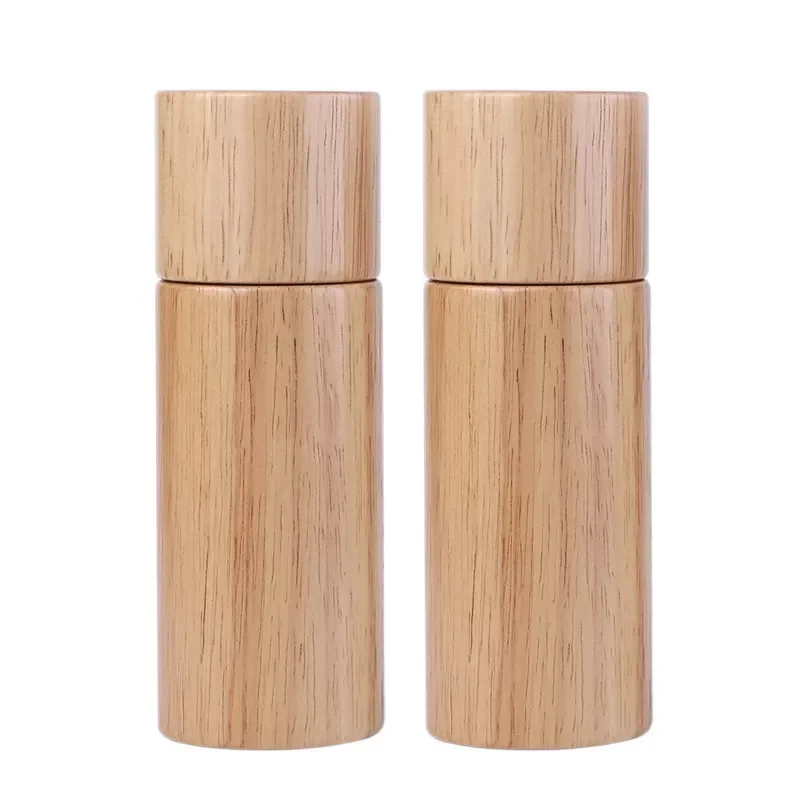 

Wooden Salt and Pepper Grinder Set, Manual, 6" for Seasoning, Cooking, Serving, Dining - Gift for Mom