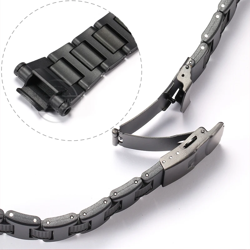 Plastics Steel Strap For Casio G-shock GW-A1100 GA1000 GA1100 GW4000 Men's Watch Band Wristband Bracelet  Watch Accessories