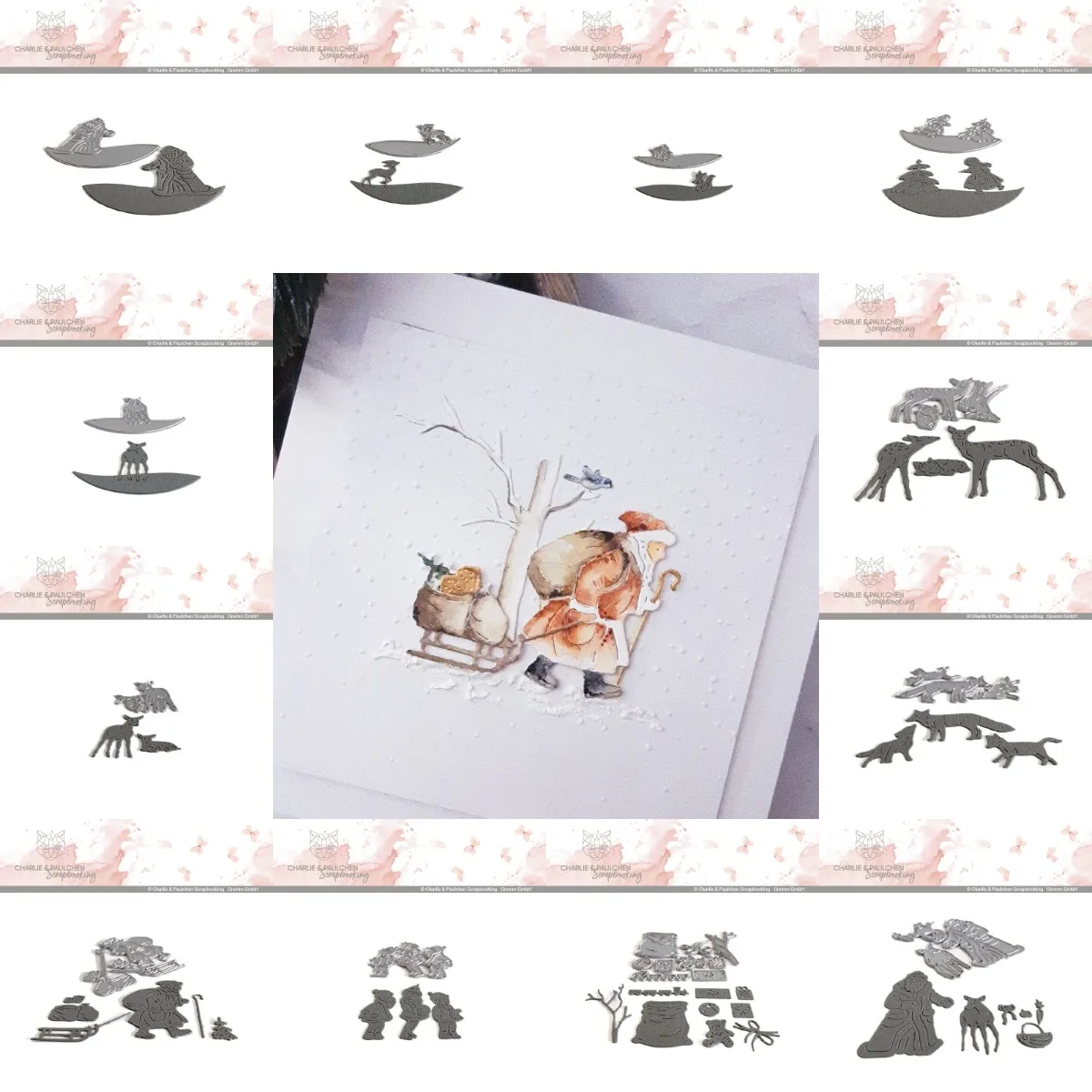 2024 октября новое дерево собака кошка металлические трафареты сделай сам