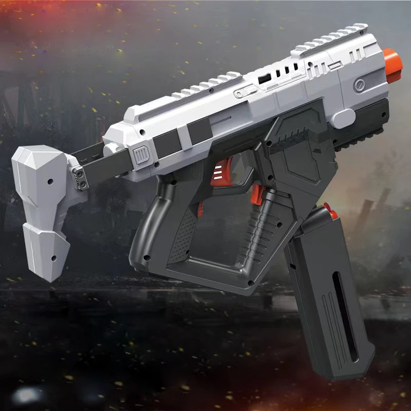 Электрический высокоскоростной пистолет-пулемет с мягкими пулями игрушка EVA