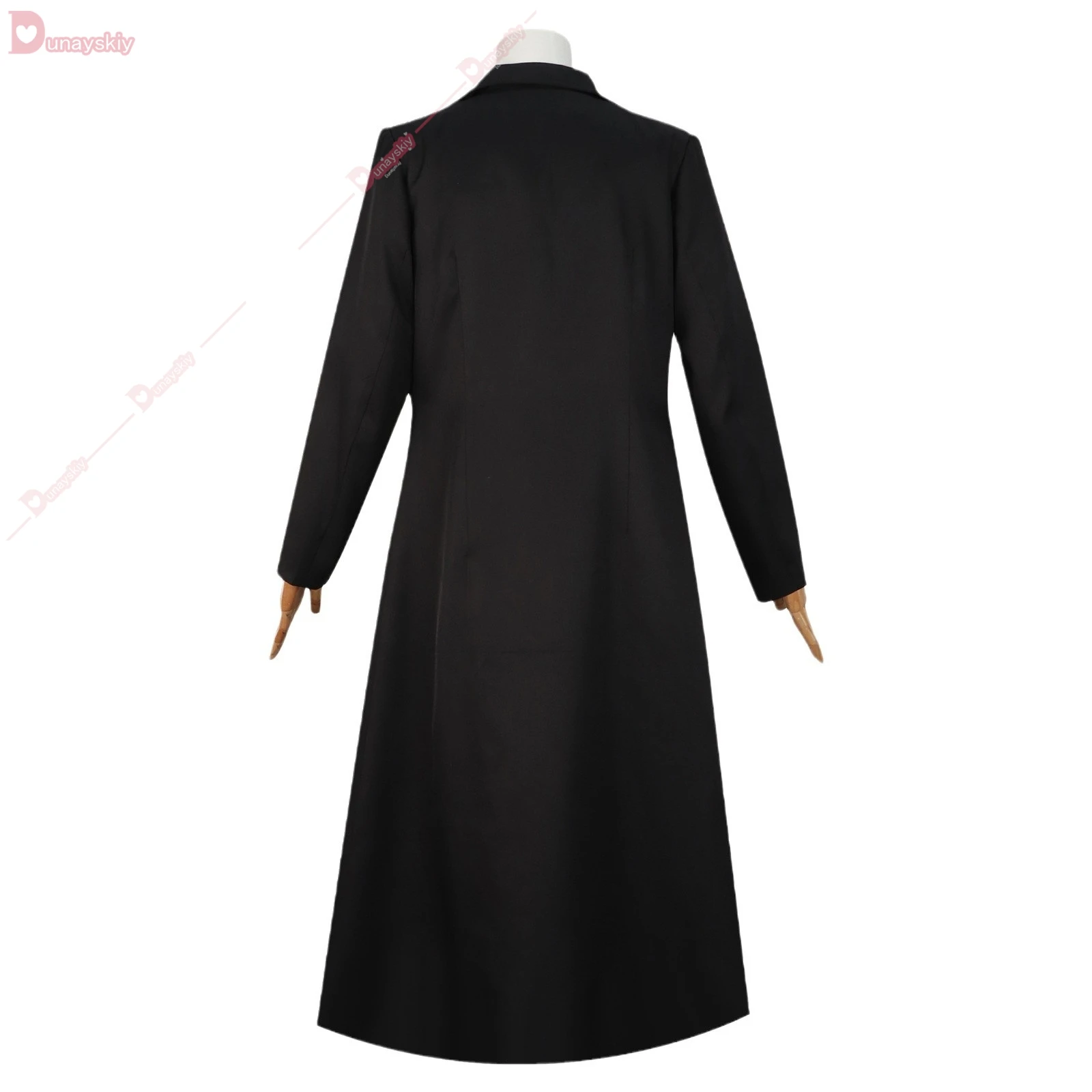 Anime Game Blue Archive Smiling Professor Cosplay Costume Wig Black JK Uniform Coat Skirt Shoes Woman Lovely Kawaii Party Suit