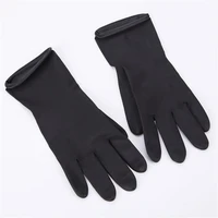 1pair hair dyeing gloves reusable thicker hairdressing hair barber supplies salon accessories barber rubber gloves barber tools
