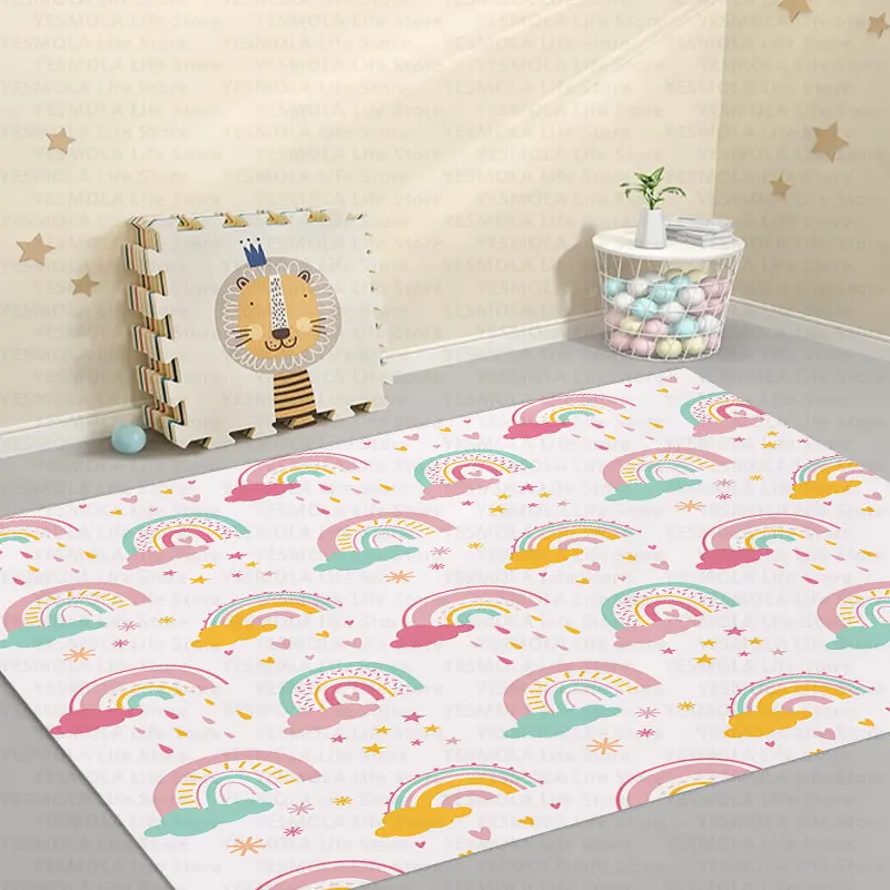 

Cute Love Rainbow Series 2023 Popular Print Door Mat Carpet Decoration Floor Entrance Mat Carpet Home Accessories Livingroom Rug