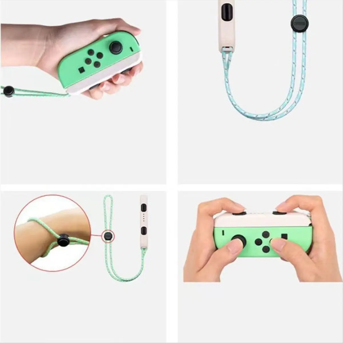 Фото Ремешок на запястье A40I для Switch - 2 шт. в комплекте, сменные аксессуары для контроллеров №4