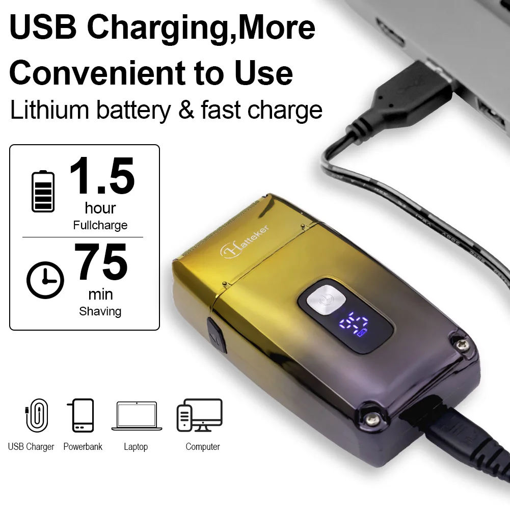 Перезаряжаемая Бритва для волос бритвенная головка мужчин мощная электрическая