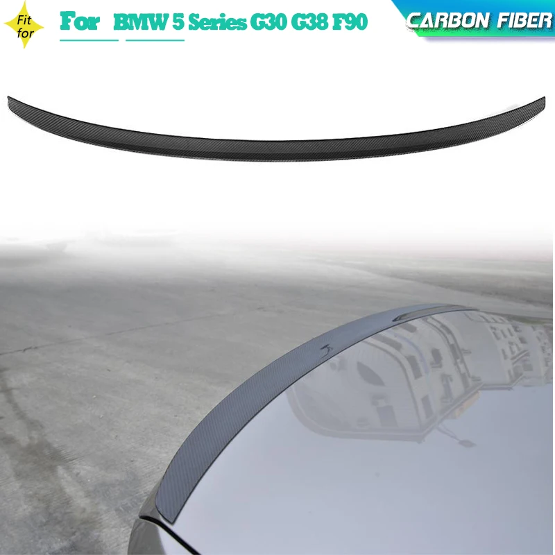 

Отделение из углеродного волокна для BMW 5 серии G30 G38 F90 M5 седан 2017-2022 Автомобильный задний багажник губа крыло спойлер FRP