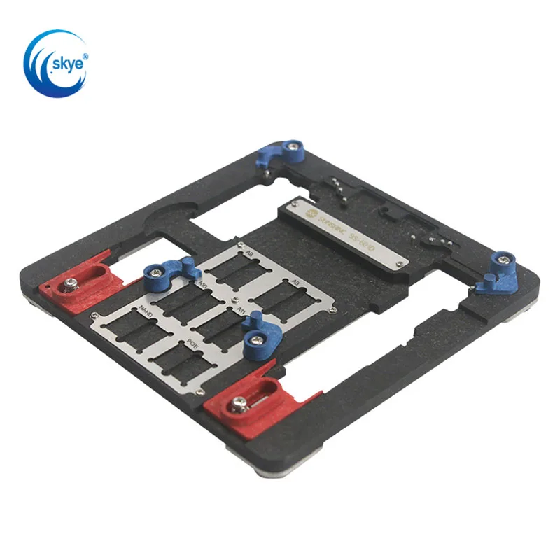 

SUNSHINE SS-601D MotherBoard Fixture for IPhone 5 6 6P 6SP 7P 7 8P 8 PCB Board Positioning IC Chip CPU Glue Removing Repair Tool