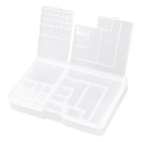 diy tools packaging box double layer organizer storage box for ic motherboard parts repair screw jewelry tool case