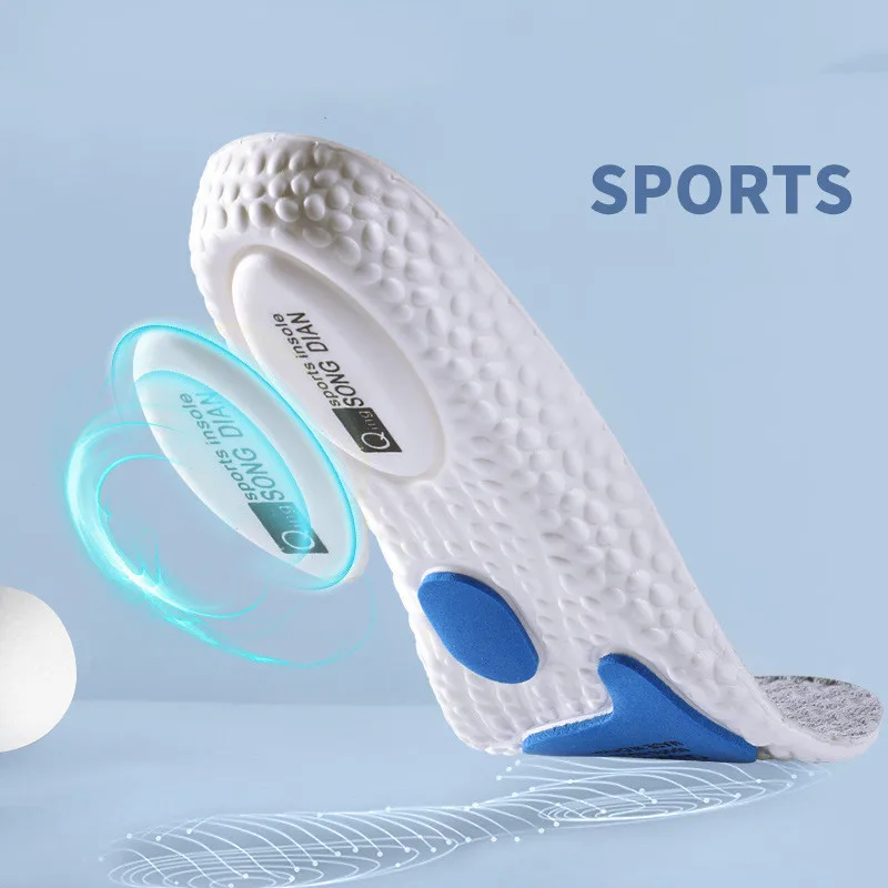 Eva Sports Insoles For Shoes Men Women Foot Pad Shock Absorption Sweat Deodorant Breathable Boost Zoom Shoe Pad Inserts Insoles