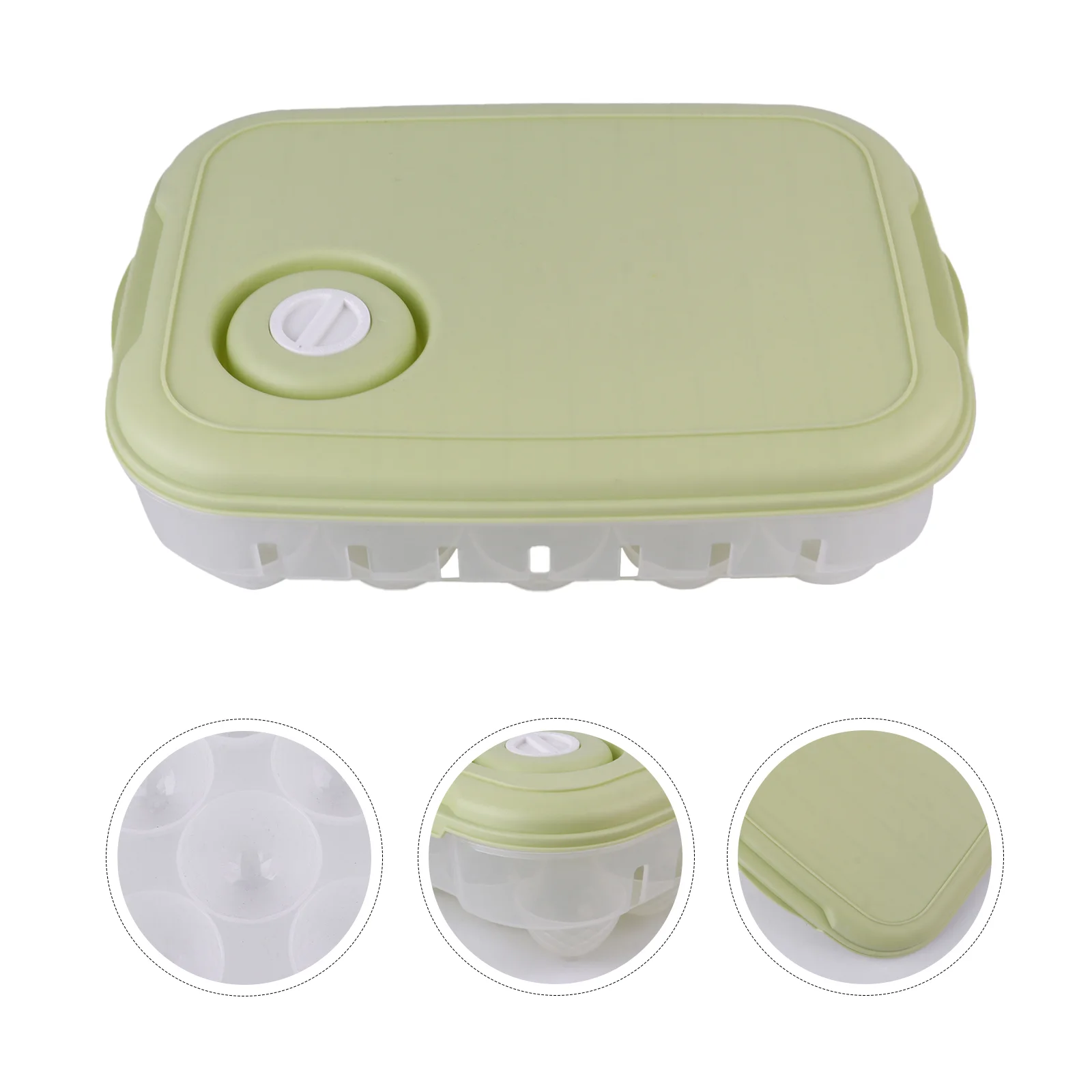 

20 Eggs Stackable Storage Boxes Lids Refrigerator Container Cubes Containers Organizer Fruit Portable Carton