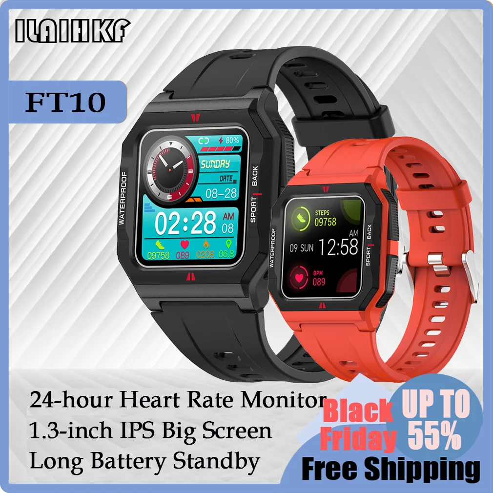 

Смарт-часы Xiaomi FT10 Мужские/Женские электронные С Пульсометром