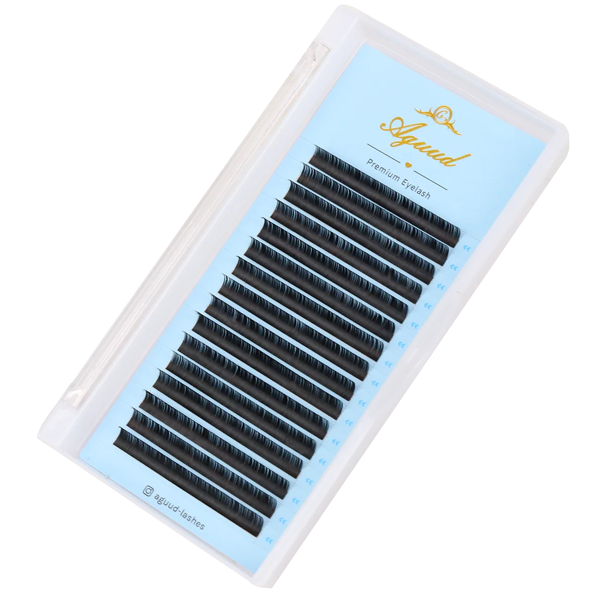 Фото ﻿ AGUUD Bottom Lower Individual Lashes 5mm 6mm 7mm Short Length B C CC D Natural Under False Eyelash Extension for Makeup №5
