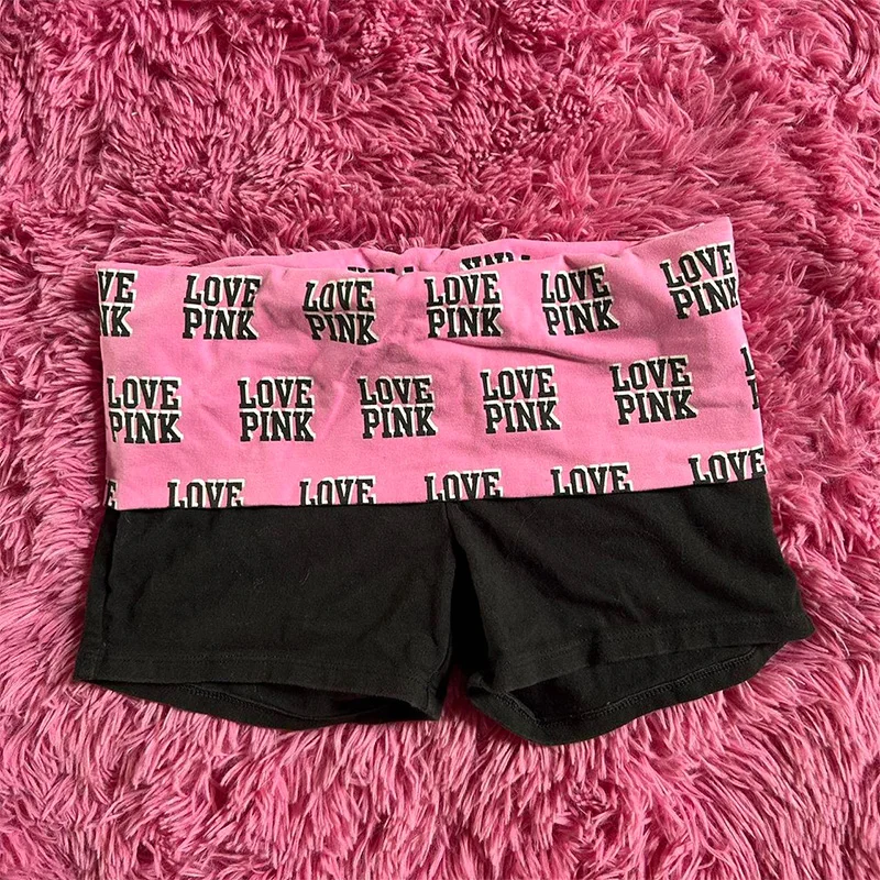 Шорты женские однотонные с принтом облегающие пикантные повседневные