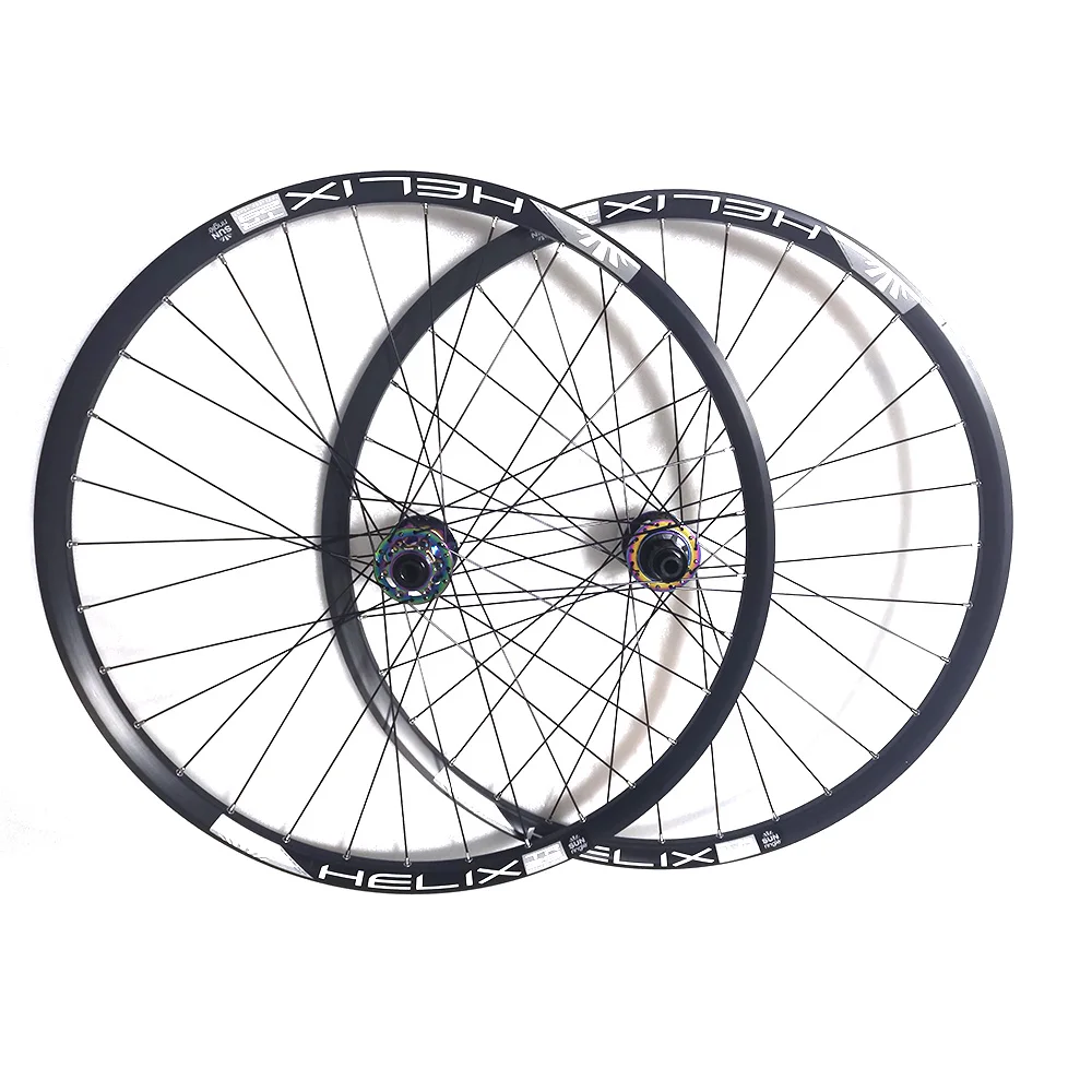 Фото Колесный комплект для горного велосипеда QR TA BOOST MTB, колеса 26, 27.5, 29 дюймов, обод Sunringle 25/27/29 мм, бескамерный, втулка XM490pro, HG MS №2