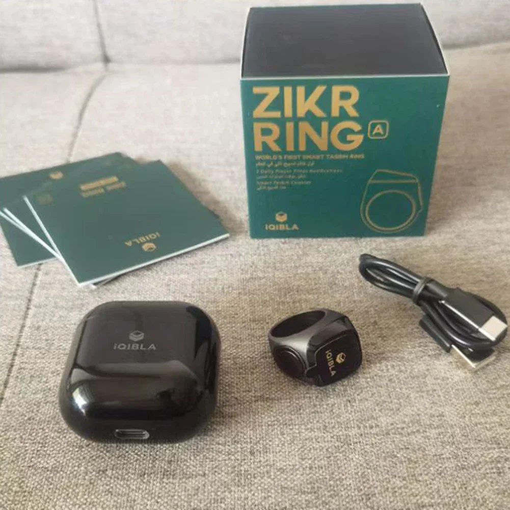 Умный счетчик Zikr Ring Bluetooth Электронный цифровой тасбих для мусульман с