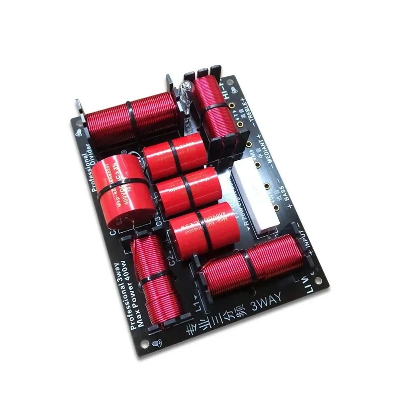 400 Вт 3-полосный кроссовер Hi-Fi твитер среднечастотный НЧ-динамик 1250H/5000 Гц с