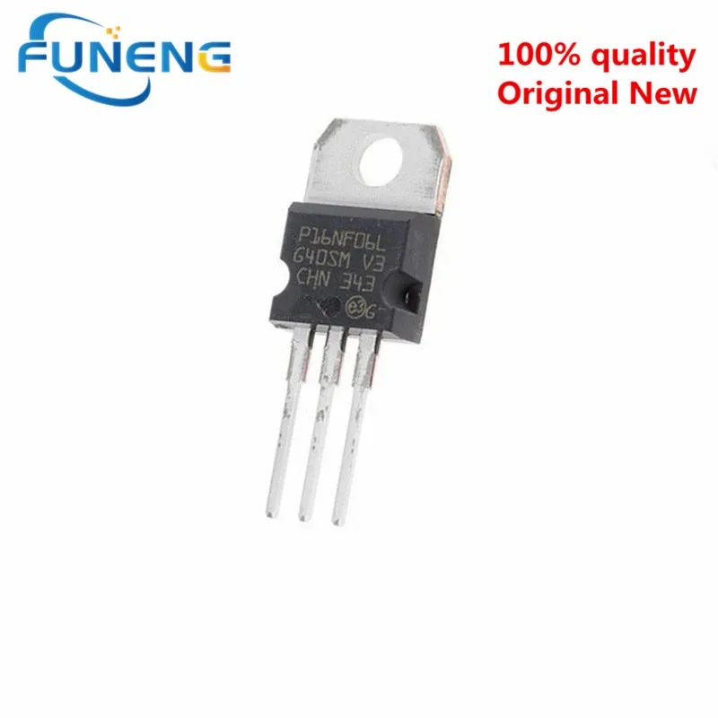 10PCS STP60NF06 P60NF06 TO-220 STP60NF06L P65NF06 STP16NF06 STP40NF03L STP40NF10L STP55NF06 P55NF06 STP75NF75 STP80NF70 - купить по