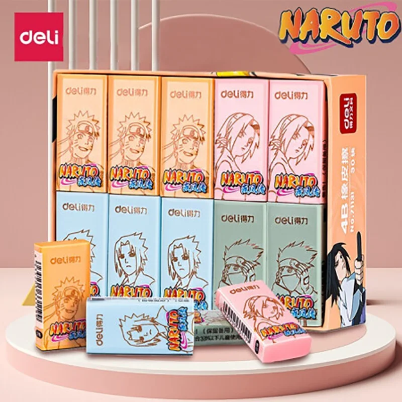 

Ластик 30 шт./коркор. Deli 71131 Naruto 4B, детские школьные принадлежности, оптовая продажа, канцелярские принадлежности, новинка, милые призы, аниме ...