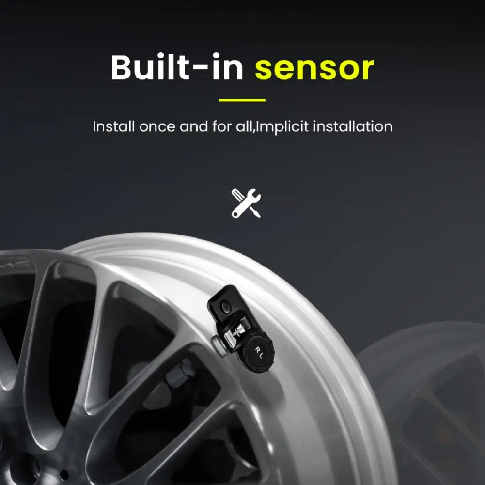 Система контроля давления в шинах HUD TMPS беспроводная система на солнечной