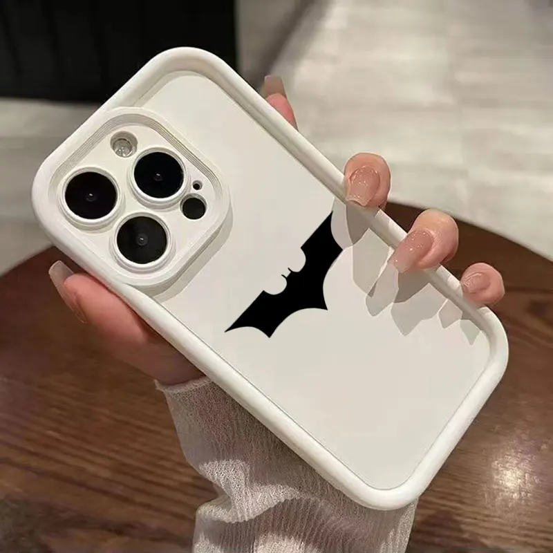 Фото Противоударный силиконовый чехол B-Batmans Hero для iPhone 17 Air, 16E, 15, 14 Plus, 13, 12 Mini, 11 Pro Max №5