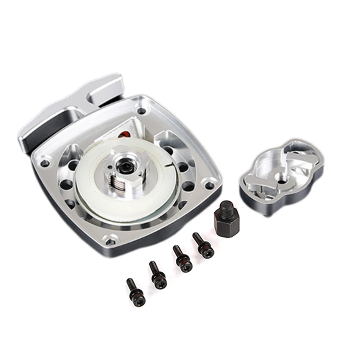 Фото 32CC 36CC Engine Easy Pull Starter или турбина с ЧПУ подходит для 1/5 HPI ROFUN ROVAN KM BAJA Losi 5ive T FG MCD GoPed RedCat Rc Запчасти №3