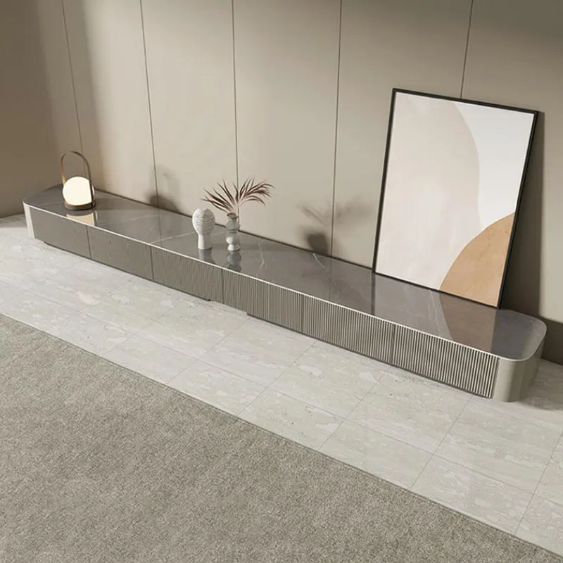 Подставка для телевизора с камином в гостиную Современные Простые журнальные